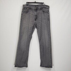 Levis 569  Grey Straight Leg Jeans     Men's 36X29 actual size
